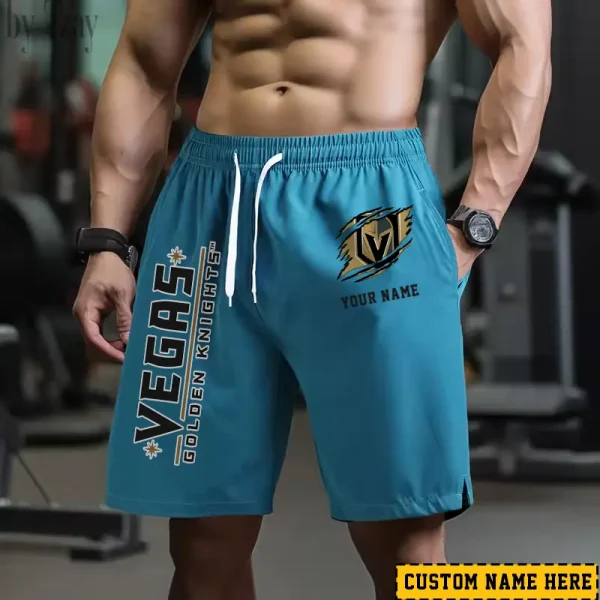 Vegas Golden Knights Men's Shorts Badminton Sports Shorts Summer SPTMBSS060 - Image 3