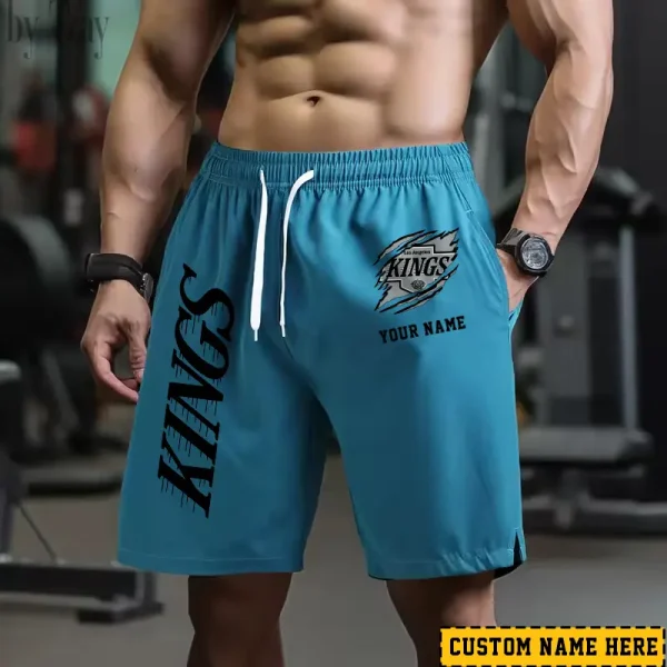 Los Angeles Kings Men's Shorts Badminton Sports Shorts Summer SPTMBSS064 - Image 3