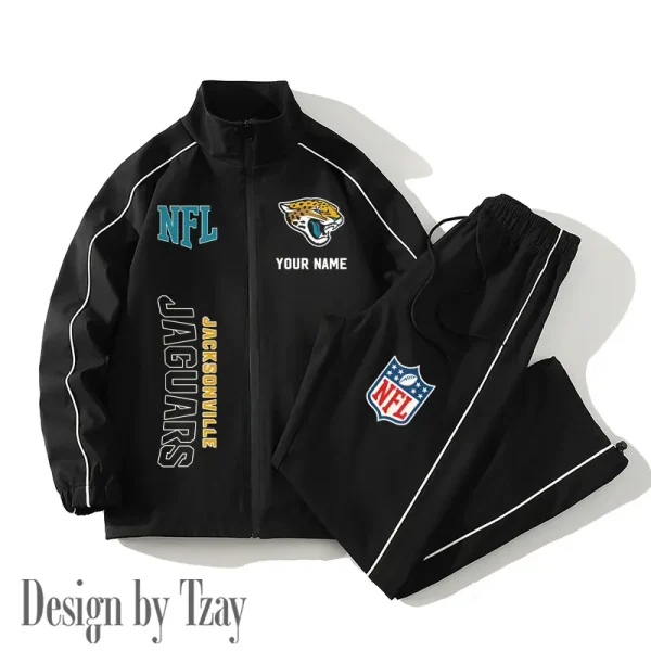 Jacksonville Jaguars Casual Trendy Running Jacket Couple Loose Jacket Pants SPTMTS2PS015