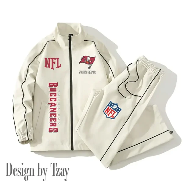 Tampa Bay Buccaneers Casual Trendy Running Jacket Couple Loose Jacket Pants SPTMTS2PS030 - Image 4