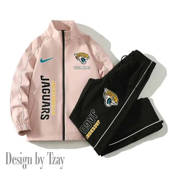 Jacksonville Jaguars Casual Trendy Running Jacket Couple Loose Jacket Pants SPTMTS2PS047