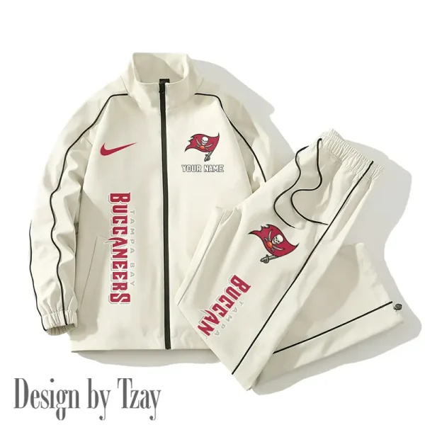 Tampa Bay Buccaneers Casual Trendy Running Jacket Couple Loose Jacket Pants SPTMTS2PS062