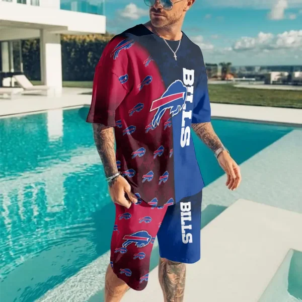 Buffalo Bills Limited Edition Summer Collection T-shirt And Shorts Set AZTS1561