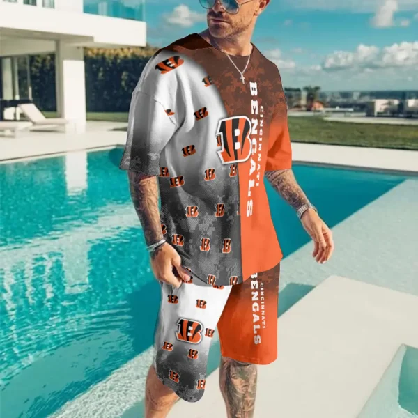 Cincinnati Bengals Limited Edition Summer Collection T-shirt And Shorts Set AZTS1564