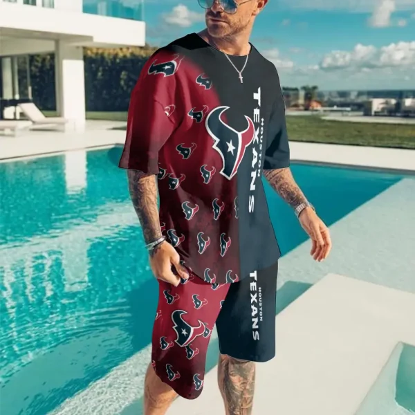 Houston Texans Limited Edition Summer Collection T-shirt And Shorts Set AZTS1570