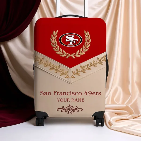 San Francisco 49ers Football Team US New Suitcase Luggage Cover Custom Any Name Gifts For Fan SPTLUCO038 - Image 2