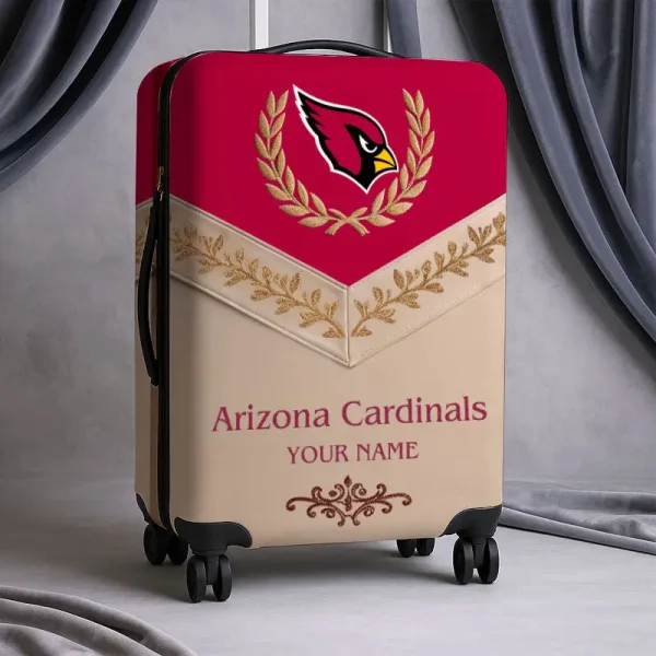 Arizona Cardinals Football Team US New Suitcase Luggage Cover Custom Any Name Gifts For Fan SPTLUCO039