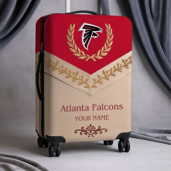 Atlanta Falcons Football Team US New Suitcase Luggage Cover Custom Any Name Gifts For Fan SPTLUCO040