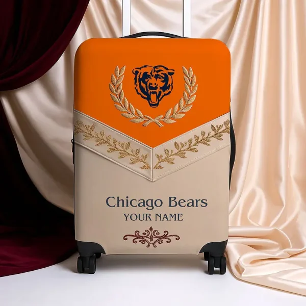 Chicago Bears Football Team US New Suitcase Luggage Cover Custom Any Name Gifts For Fan SPTLUCO044 - Image 2