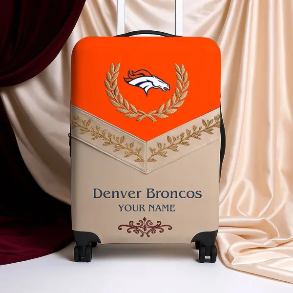 Denver Broncos Football Team US New Suitcase Luggage Cover Custom Any Name Gifts For Fan SPTLUCO048 - Image 2