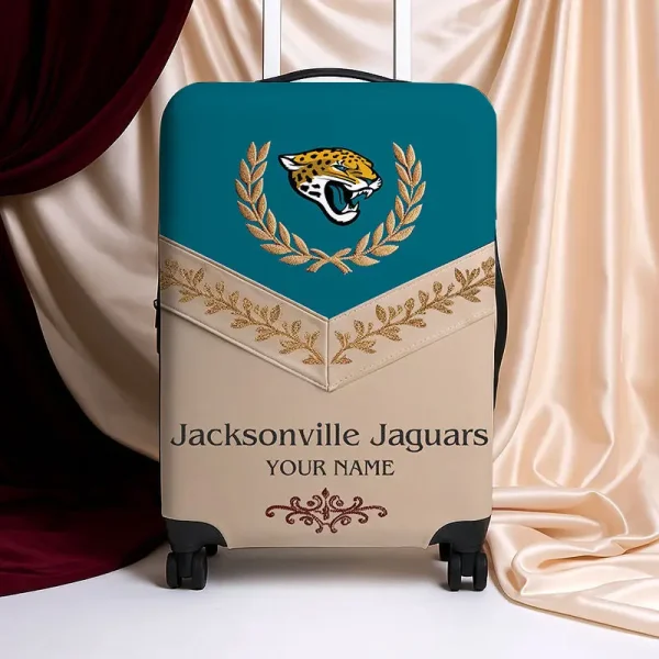 Jacksonville Jaguars Football Team US New Suitcase Luggage Cover Custom Any Name Gifts For Fan SPTLUCO052 - Image 2