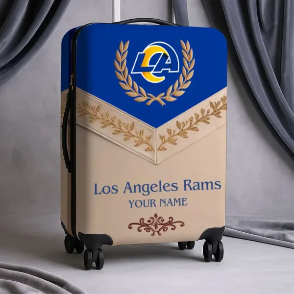 Los Angeles Rams Football Team US New Suitcase Luggage Cover Custom Any Name Gifts For Fan SPTLUCO055