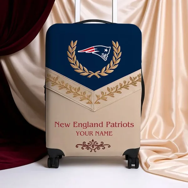 New England Patriots Football Team US New Suitcase Luggage Cover Custom Any Name Gifts For Fan SPTLUCO057 - Image 2