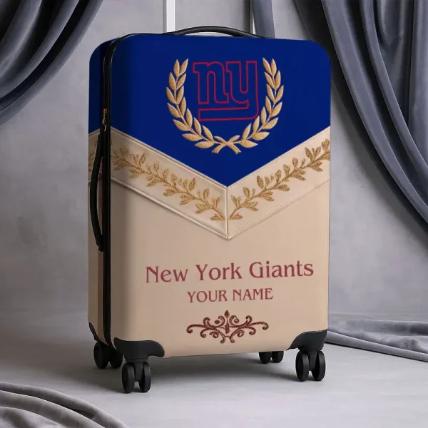 New York Giants Football Team US New Suitcase Luggage Cover Custom Any Name Gifts For Fan SPTLUCO059