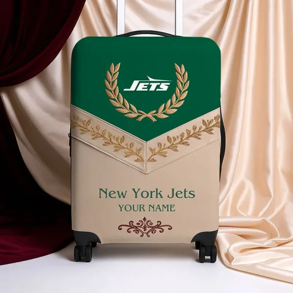 New York Jets Football Team US New Suitcase Luggage Cover Custom Any Name Gifts For Fan SPTLUCO060 - Image 2