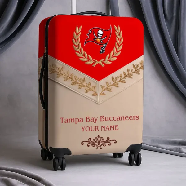 Tampa Bay Buccaneers Football Team US New Suitcase Luggage Cover Custom Any Name Gifts For Fan SPTLUCO062