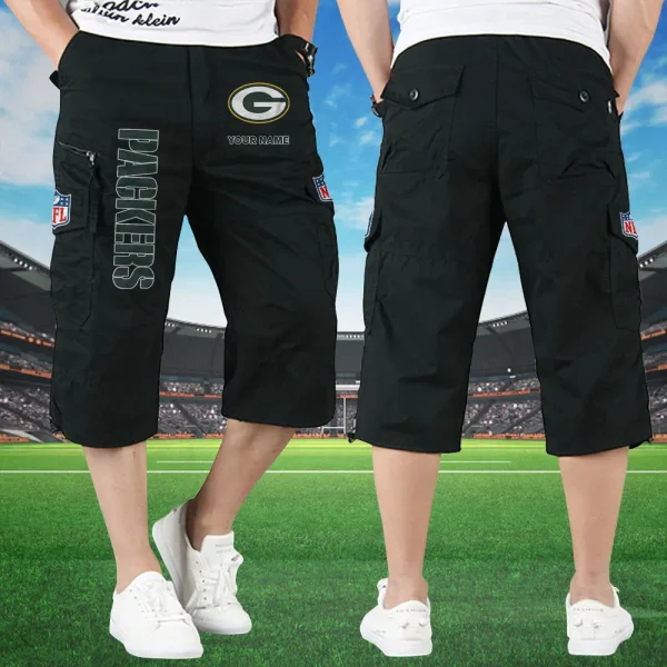 Green Bay Packers Football Team US Men Knee Length Shorts SPTMKLS016 - Image 4