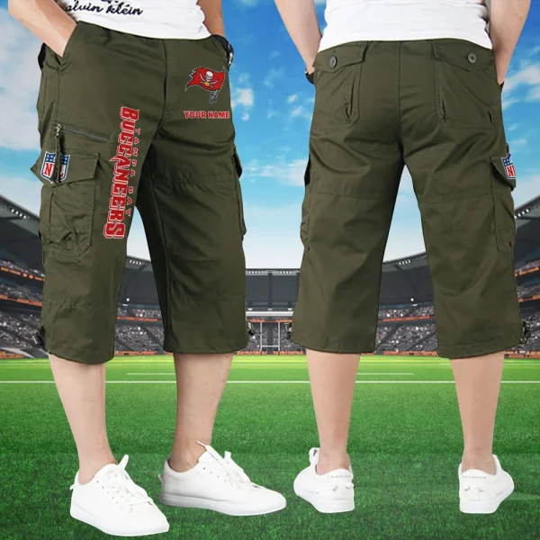 Tampa Bay Buccaneers Football Team US Men Knee Length Shorts SPTMKLS022