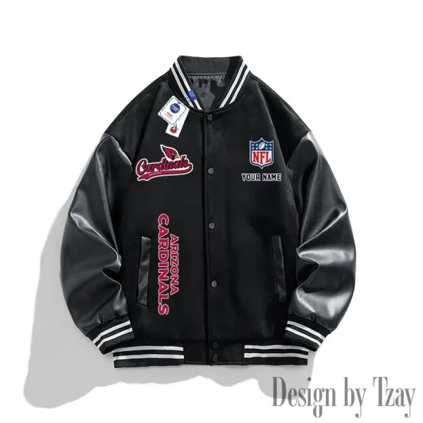 Arizona Cardinals New Fashion Men Varsity Jackets Color Trendy Tops SPTNFMVJCT001 - Image 2