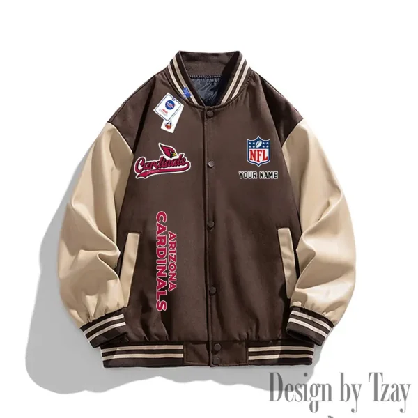 Arizona Cardinals New Fashion Men Varsity Jackets Color Trendy Tops SPTNFMVJCT001 - Image 3