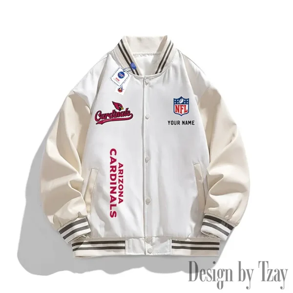 Arizona Cardinals New Fashion Men Varsity Jackets Color Trendy Tops SPTNFMVJCT001 - Image 4
