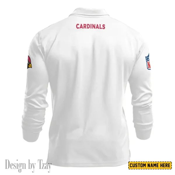 Arizona Cardinals Fashion Men's Business Long Sleeve T-Shirt SPTLSPS412 - Image 3