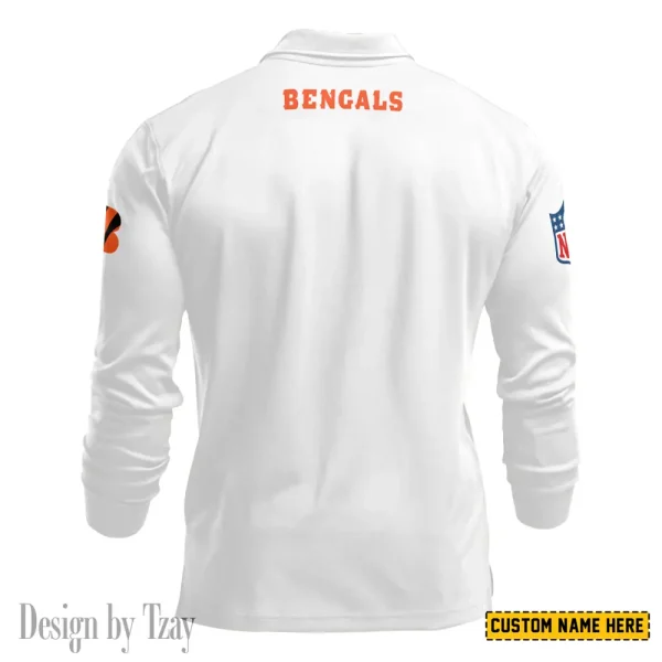 Cincinnati Bengals Fashion Men's Business Long Sleeve T-Shirt SPTLSPS418 - Image 3