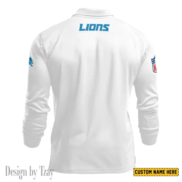 Detroit Lions Fashion Men's Business Long Sleeve T-Shirt SPTLSPS422 - Image 3