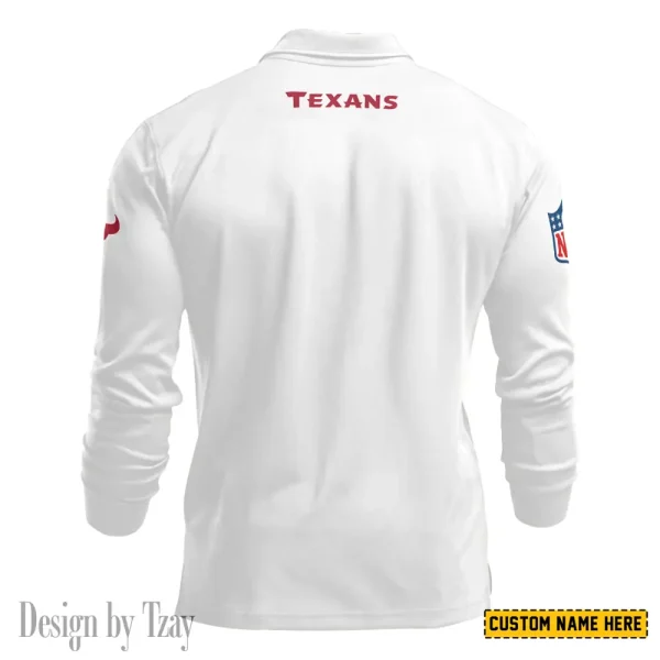Houston Texans Fashion Men's Business Long Sleeve T-Shirt SPTLSPS424 - Image 3