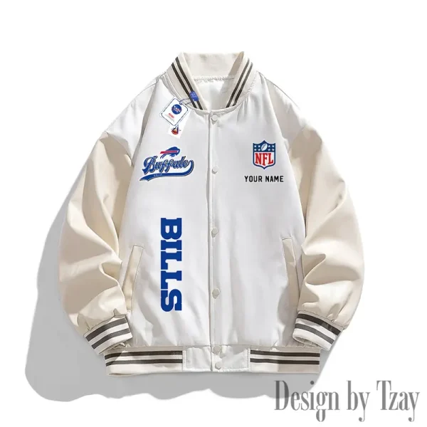 Buffalo Bills New Fashion Men Varsity Jackets Color Trendy Tops SPTNFMVJCT004 - Image 4