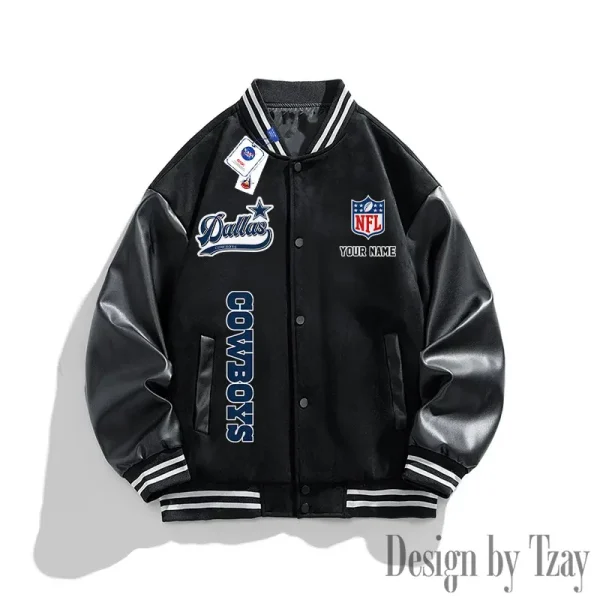 Dallas Cowboys New Fashion Men Varsity Jackets Color Trendy Tops SPTNFMVJCT009