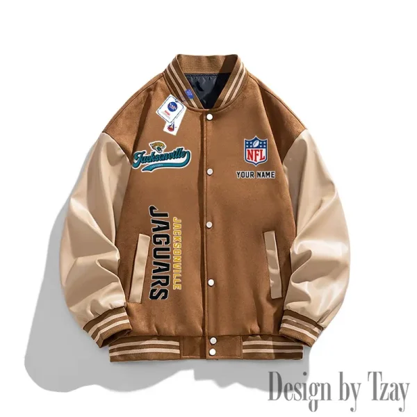 Jacksonville Jaguars New Fashion Men Varsity Jackets Color Trendy Tops SPTNFMVJCT015 - Image 3