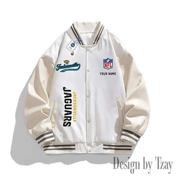 Jacksonville Jaguars New Fashion Men Varsity Jackets Color Trendy Tops SPTNFMVJCT015 - Image 4