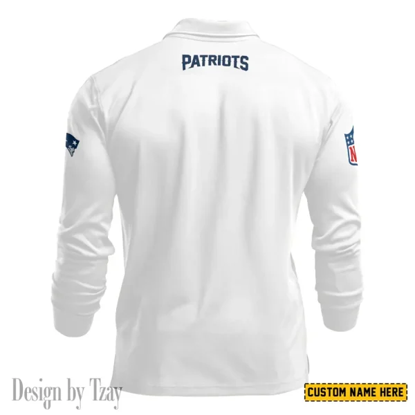 New England Patriots Fashion Men's Business Long Sleeve T-Shirt SPTLSPS433 - Image 3
