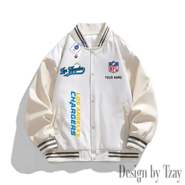 Los Angeles Chargers New Fashion Men Varsity Jackets Color Trendy Tops SPTNFMVJCT018