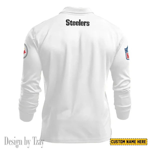 Pittsburgh Steelers Fashion Men's Business Long Sleeve T-Shirt SPTLSPS438 - Image 3