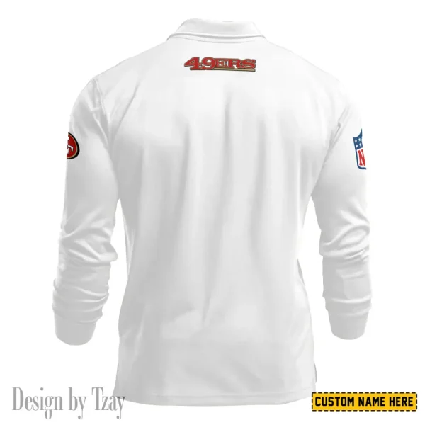 San Francisco 49ers Fashion Men's Business Long Sleeve T-Shirt SPTLSPS439 - Image 3