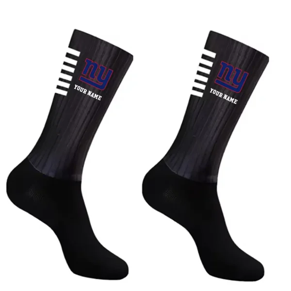 New York Giants Duo 2 Pack Pair Team Colors Large Men Crew Socks Gift SPTSOCKS038 - Image 3
