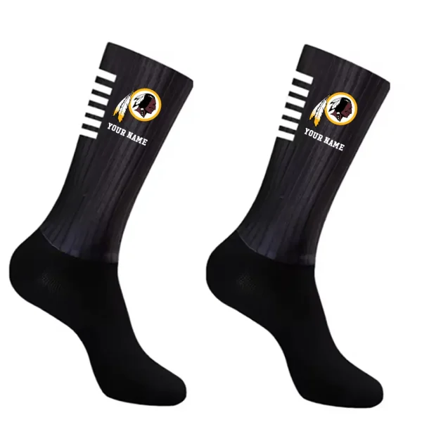 Washington Redskins Duo 2 Pack Pair Team Colors Large Men Crew Socks Gift SPTSOCKS047 - Image 3