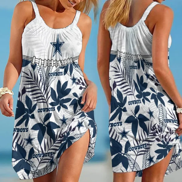 Dallas Cowboys Dress Summer Women's Fashion Holiday BGSLLBD697