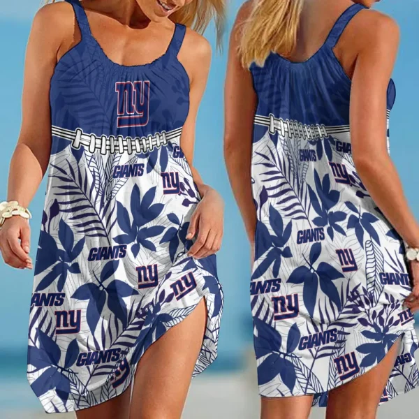 New York Giants Dress Summer Women's Fashion Holiday BGSLLBD712