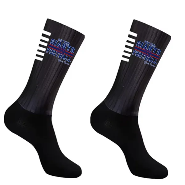 New York Giants Duo 2 Pack Pair Team Colors Large Men Crew Socks Gift SPTSOCKS071 - Image 3