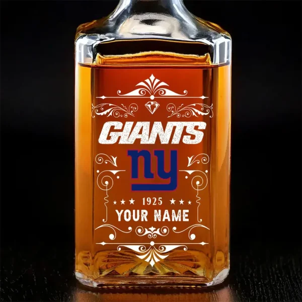 New York Giants Whisky Decanter 26OZ PURWKB024 - Image 2