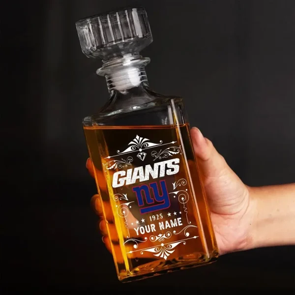 New York Giants Whisky Decanter 26OZ PURWKB024 - Image 3