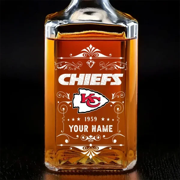 Kansas City Chiefs Whisky Decanter 26OZ PURWKB017 - Image 2