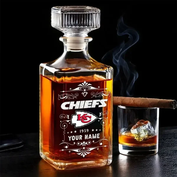 Kansas City Chiefs Whisky Decanter 26OZ PURWKB017