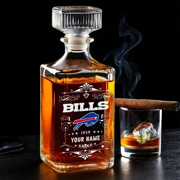 Buffalo Bills Whisky Decanter 26OZ PURWKB005