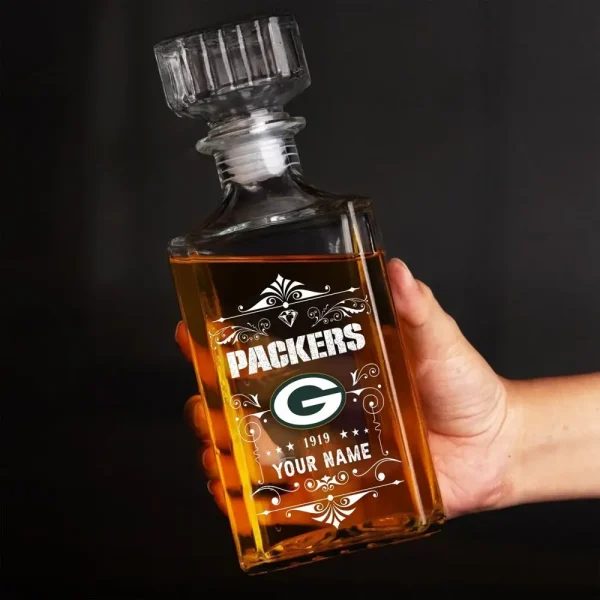 Green Bay Packers Whisky Decanter 26OZ PURWKB013 - Image 3