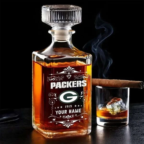 Green Bay Packers Whisky Decanter 26OZ PURWKB013