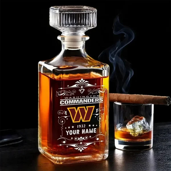 Washington Commanders Whisky Decanter 26OZ PURWKB033
